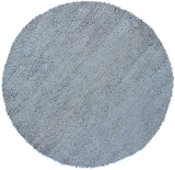 Chandra Strata STR-1124 Blue round rug, flat view