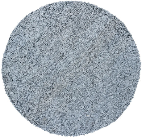Chandra Strata STR-1124 Blue round rug, flat view