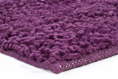Chandra Strata STR-1126 Purple rug, corner detail