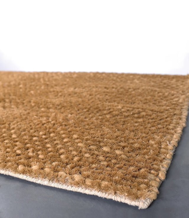 Chandra Strata STR-1161 Brown rug, corner detail