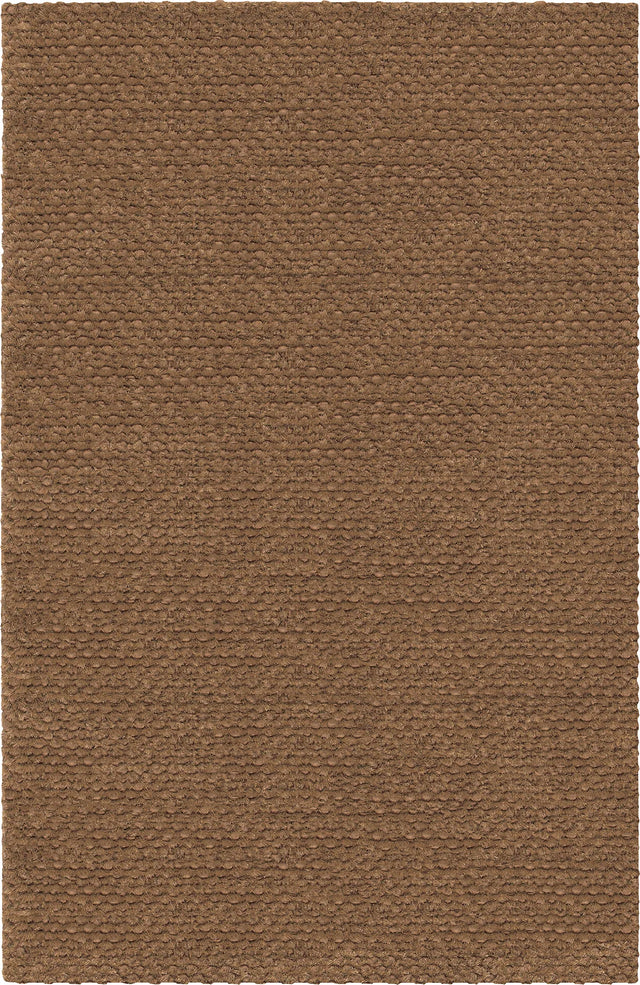 Chandra Strata STR-1161 Brown rug, flat view