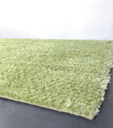 Chandra Strata STR-1163 Green rug, corner detail