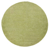Chandra Strata STR-1163 Green round rug, flat view