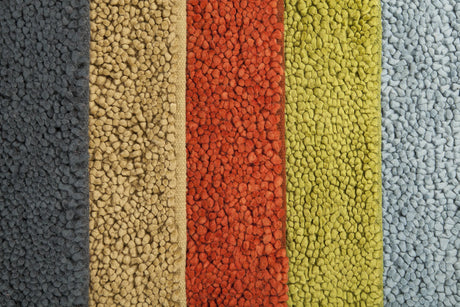 Chandra Strata rug collection, family color assortment