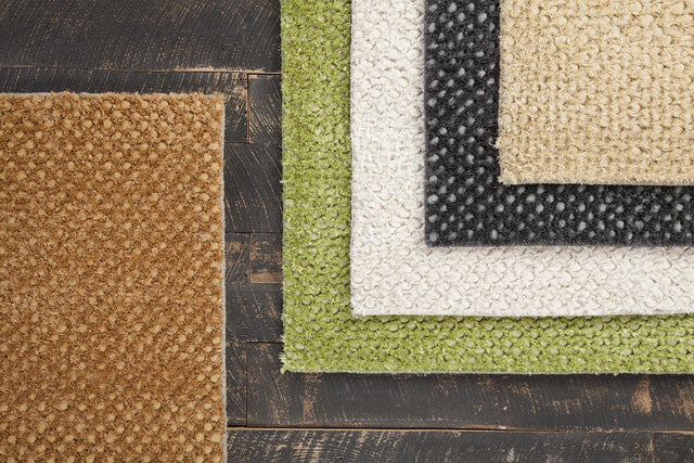 Chandra Strata rug collection, family color assortment