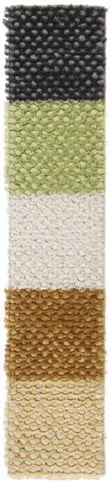 Chandra Strata sample color blanket, Gold and Tan
