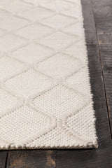 Chandra Sujan SUJ-34700 White rug, corner detail
