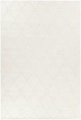 Chandra Sujan SUJ-34700 White rug, flat view