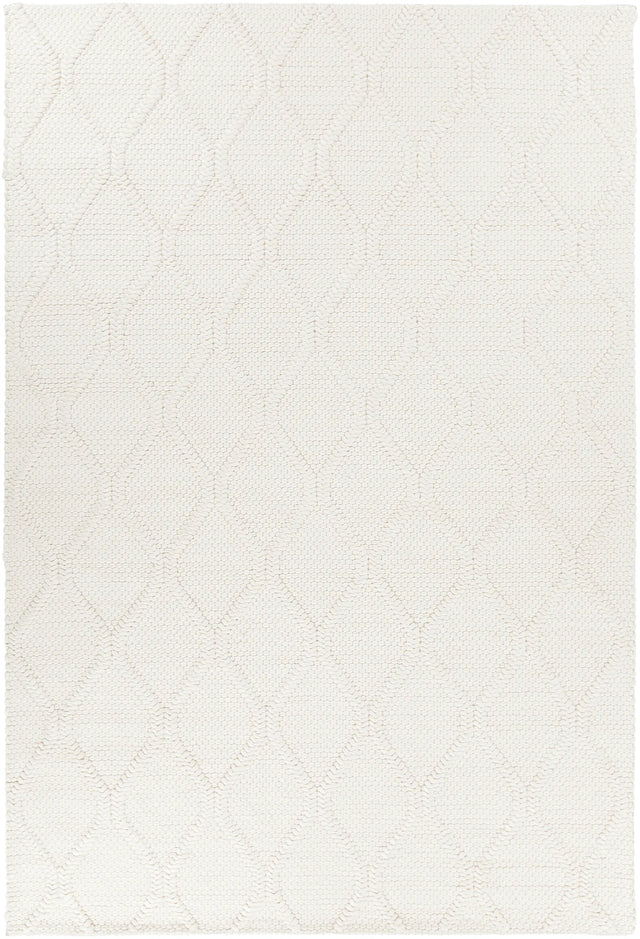 Chandra Sujan SUJ-34700 White rug, flat view