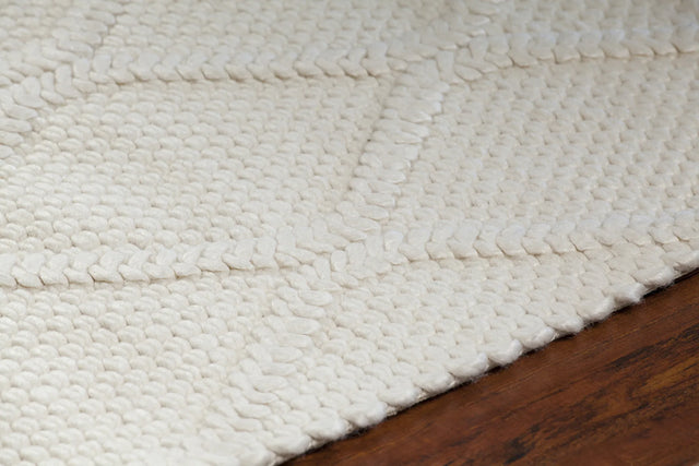 Chandra Sujan SUJ-34700 White rug, side detail view