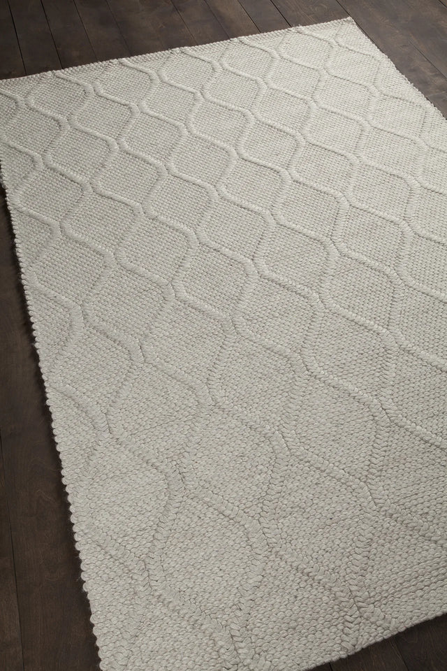 Chandra Sujan SUJ-34701 Beige rug, angled side view