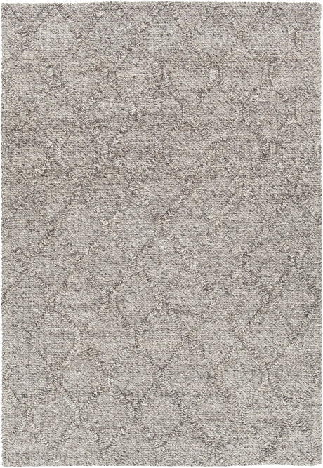 Chandra Sujan SUJ-34702 Charcoal rug, flat view