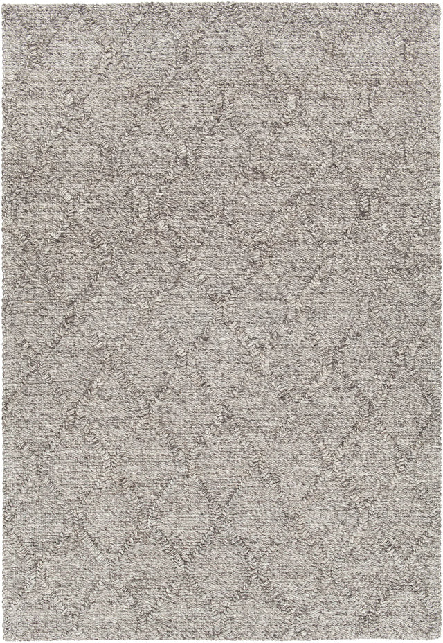 Chandra Sujan SUJ-34702 Charcoal rug, flat view