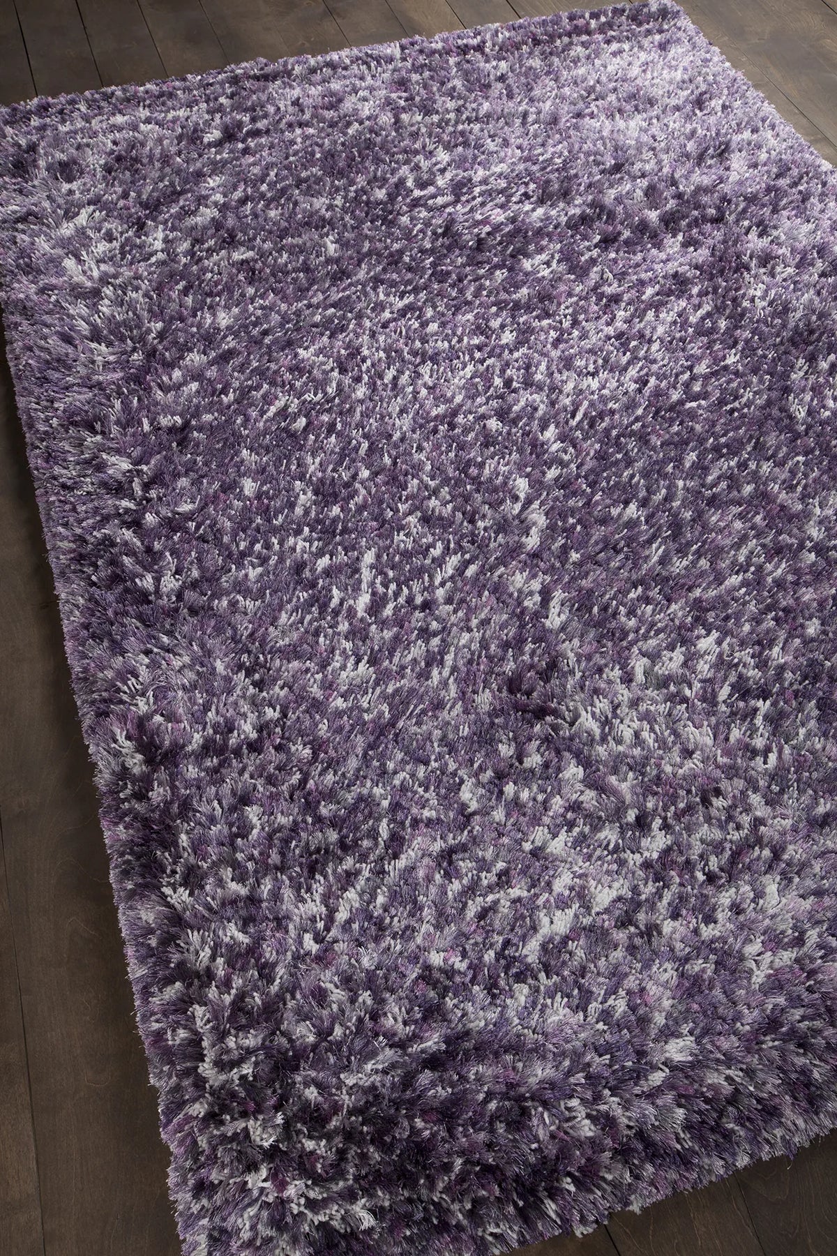 Chandra Supros SUP-36701 Purple Multi rug, angled side view