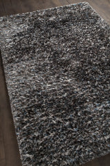 Chandra Supros SUP-36703 Blue and Brown Multi rug, angled side view