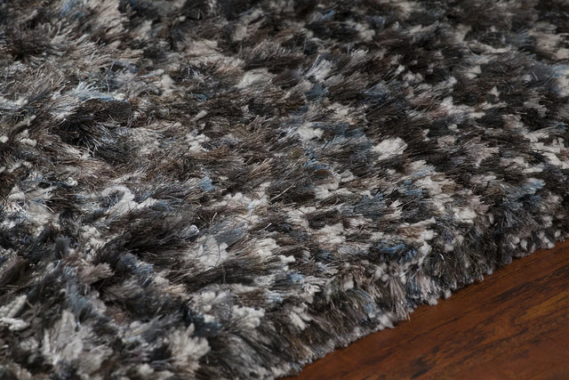 Chandra Supros SUP-36703 Blue and Brown Multi rug, side detail view