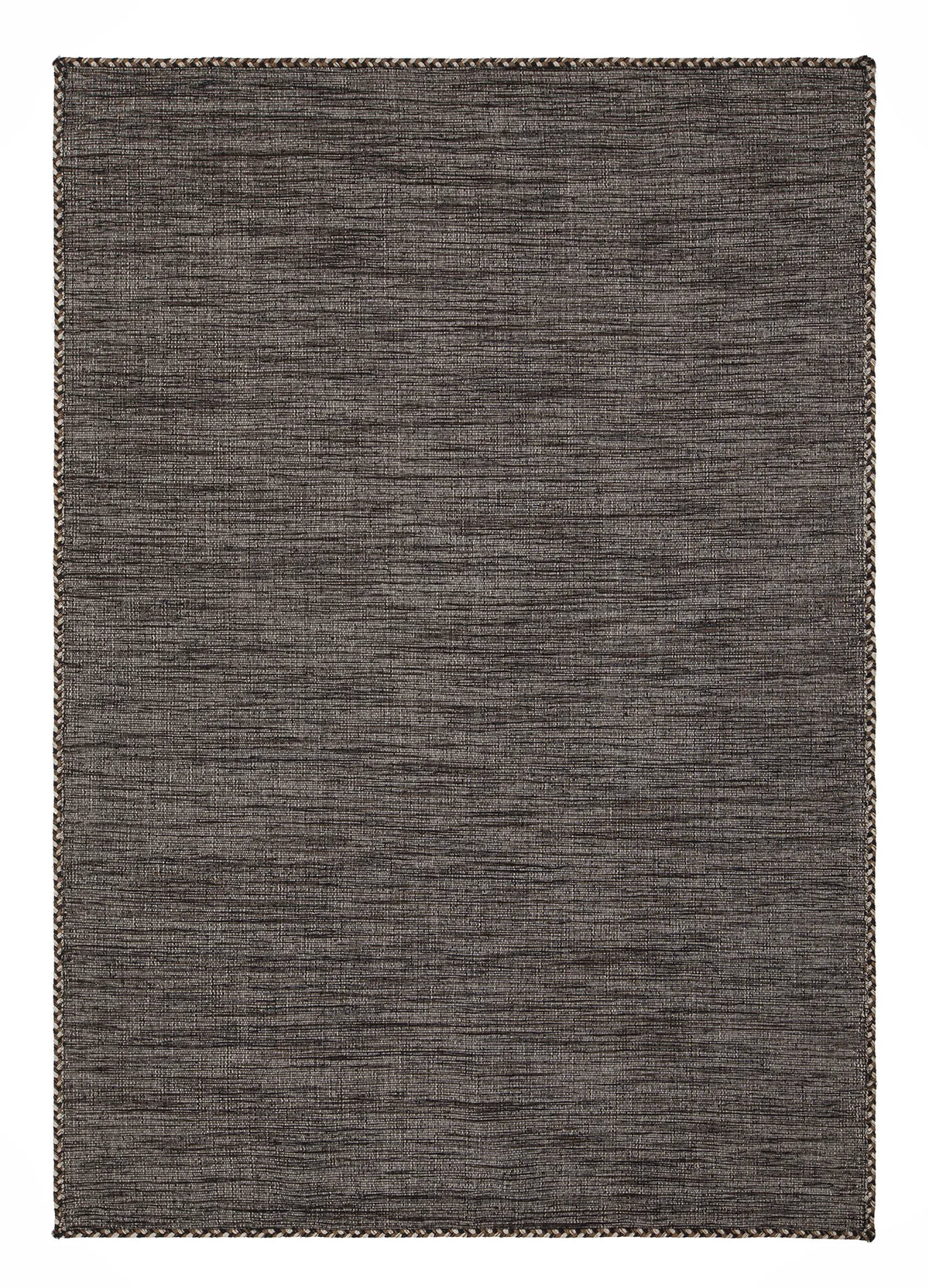 Chandra Sybil SYB-46000 Black rug, flat view