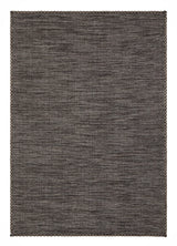 Chandra Sybil SYB-46000 Black rug, flat view