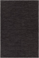 Chandra Sybil SYB-46003 Black rug, flat view