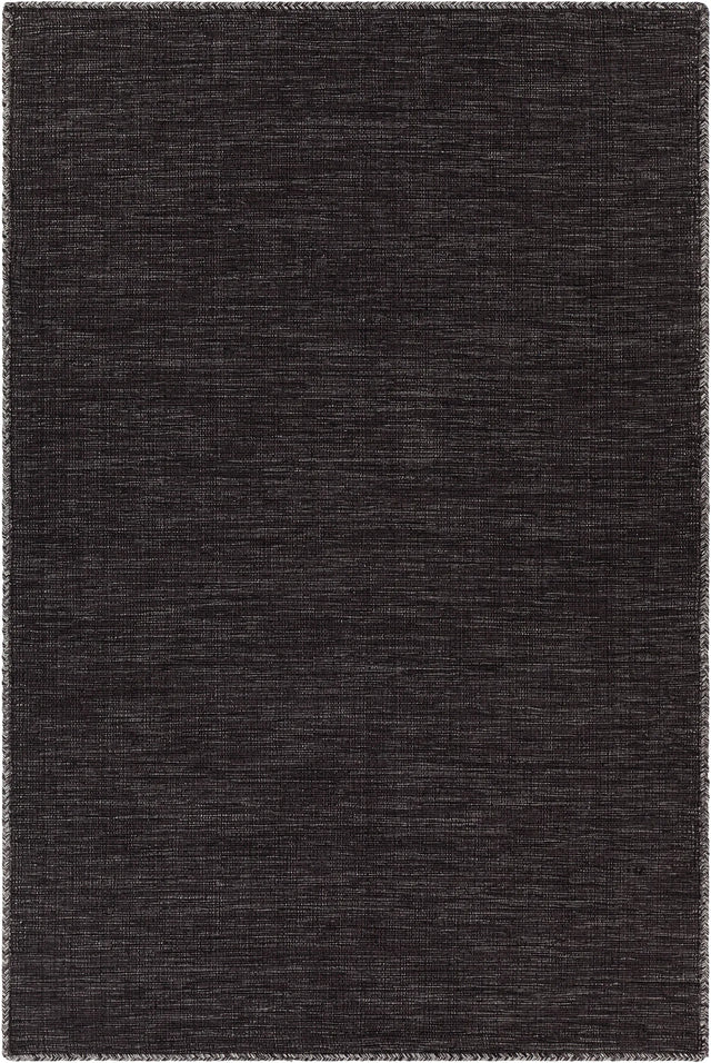 Chandra Sybil SYB-46003 Black rug, flat view