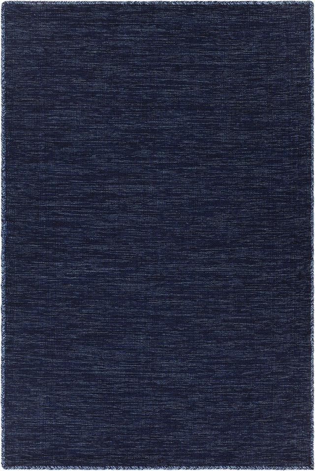 Chandra Sybil SYB-46004 Navy rug, flat view