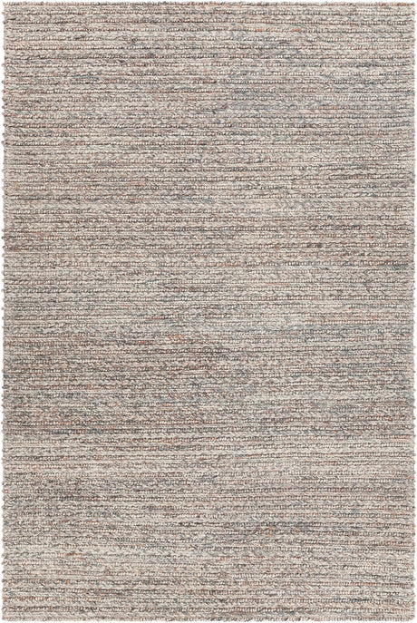 Chandra Sylvie SYL-48002 Orange and Grey and White rug, flat view