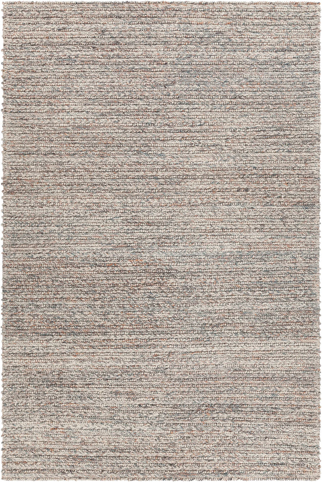 Chandra Sylvie SYL-48002 Orange and Grey and White rug, flat view