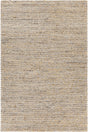 Chandra Sylvie SYL-48003 Yellow and Grey and White rug, flat view