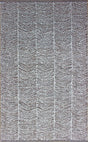 Chandra Tanya TAN-45912 Brown and White rug, flat view