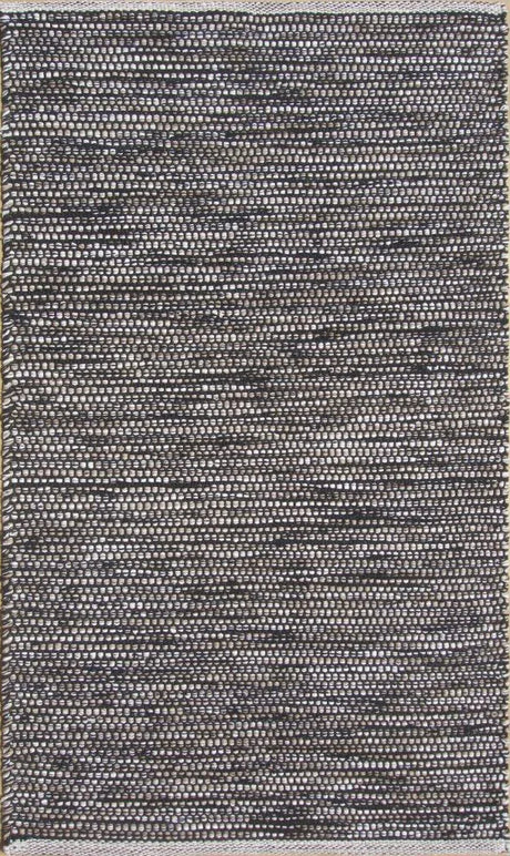 Chandra Tanya TAN-45920 Black and Beige rug, flat view