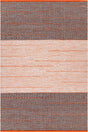 Chandra Tanya TAN-45926 Orange and Black rug, flat view