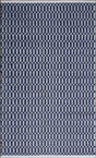Chandra Tanya TAN-45931 Navy and White rug, flat view