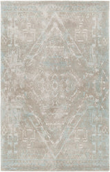 Chandra Tayla TAY-42404 Beige and White and Charcoal rug, flat view