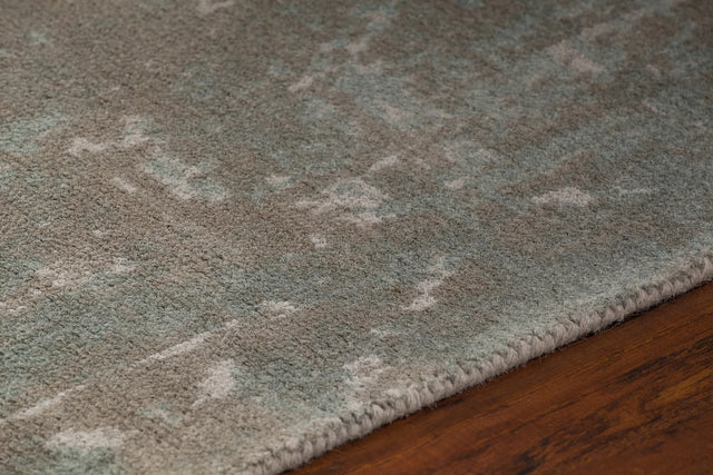 Chandra Tayla TAY-42404 Beige and White and Charcoal rug, side detail view