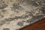 Chandra Tayla TAY-42405 yellow and blue and white rug, side detail view