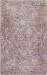 Chandra Tayla TAY-42406 Pink and brown and beige rug, flat view