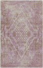 Chandra Tayla TAY-42406 Pink and brown and beige rug, flat view