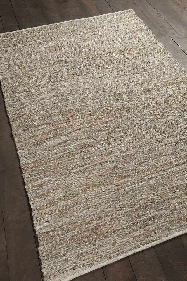 Chandra Tenola TEN-37600 Beige rug, angled side view