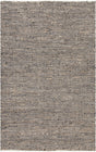 Chandra Tenola TEN-37601 Black rug, flat view