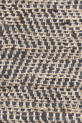 Chandra Tenola TEN-37601 Black rug, texture close-up