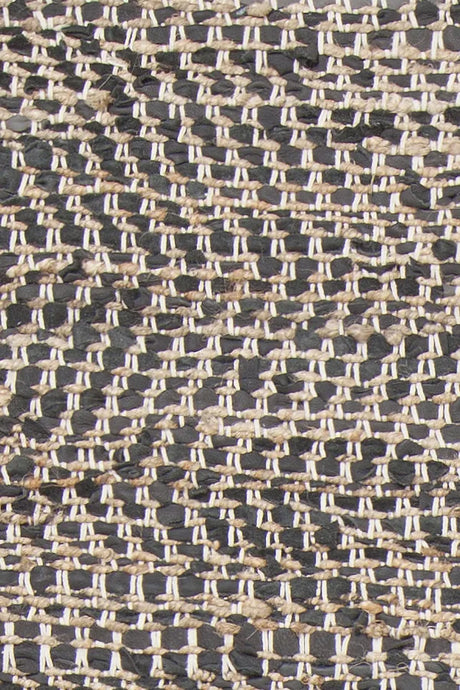 Chandra Tenola TEN-37601 Black rug, texture close-up