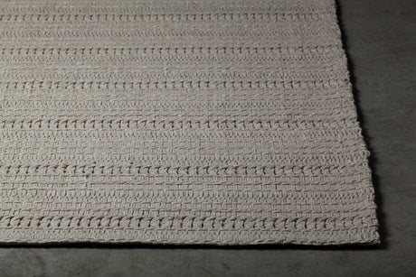 Chandra Tia TIA-48102 Grey rug, corner detail