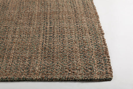 Chandra Tiffany TIF-47101 Natural and Green rug, corner detail