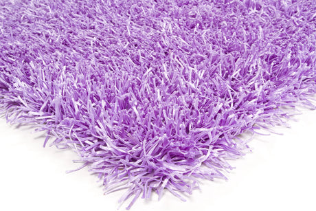 Chandra Tirish TIR-19308 Purple rug, corner detail