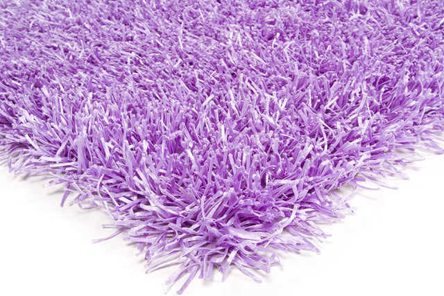 Chandra Tirish TIR-19308 Purple rug, corner detail