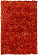 Chandra Tulip TUL-17400 Red and Yellow rug, flat view