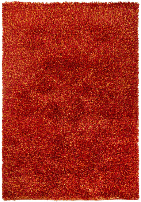 Chandra Tulip TUL-17400 Red and Yellow rug, flat view