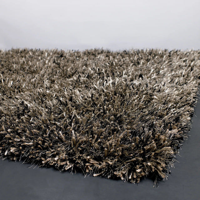Chandra Tulip TUL-17402 Black and Beige rug, corner detail