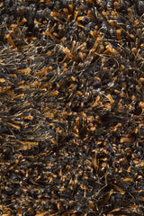 Chandra Tulip TUL-17403 Brown and Black rug, texture close-up