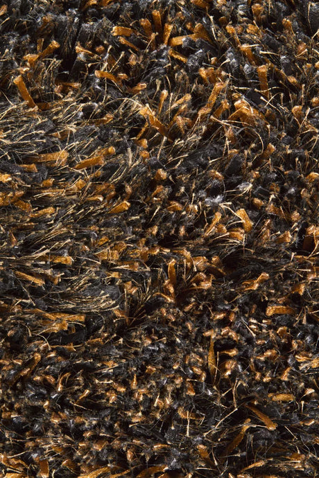 Chandra Tulip TUL-17403 Brown and Black rug, texture close-up